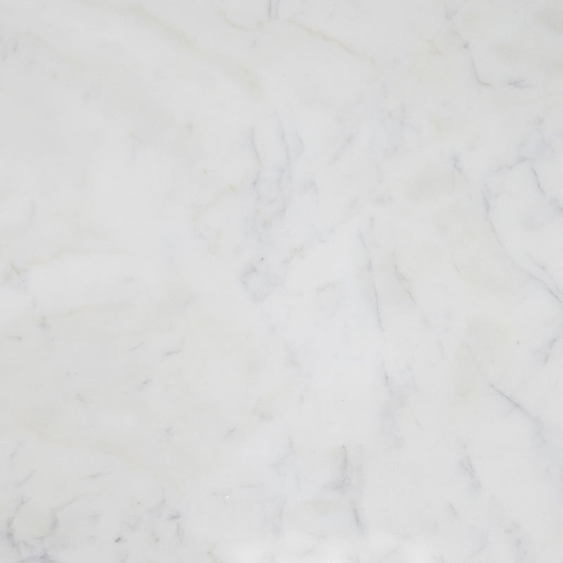 Cambridge White Marble & Mango Round End Table — view 3