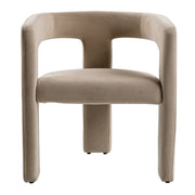 Cherish - Modern Beige Fabric Dining Chair