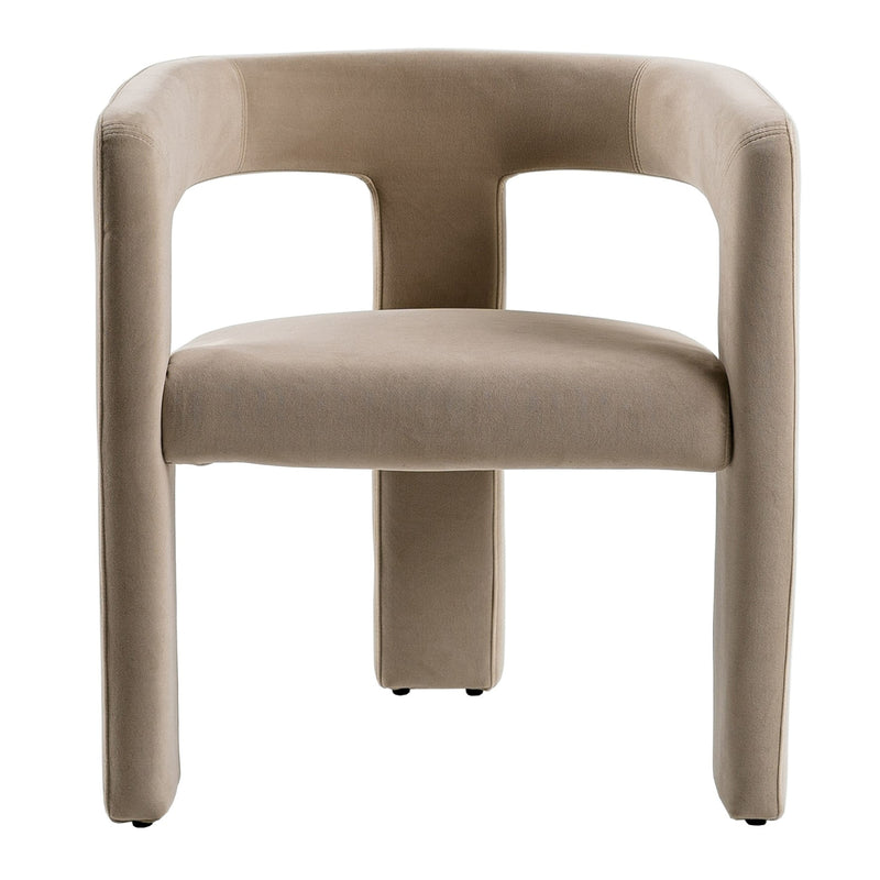 Cherish - Modern Beige Fabric Dining Chair