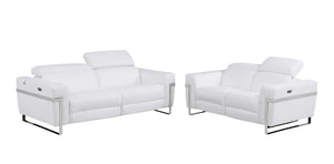 990 - Power Reclining Set With Power Headrest - R&R Furniture Gallery (Fountain Valley, CA)