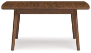 Lyncott - Rectangular Dining Room Butterfly Extension Table - Brown - R&R Furniture Gallery (Fountain Valley, CA)