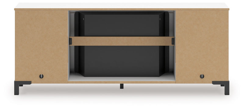 Brollevi - TV Stand With Fireplace - White - R&R Furniture Gallery (Fountain Valley, CA)