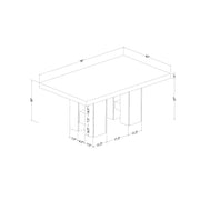 Jhoanna - Dining Table - Black - R&R Furniture Gallery (Fountain Valley, CA)