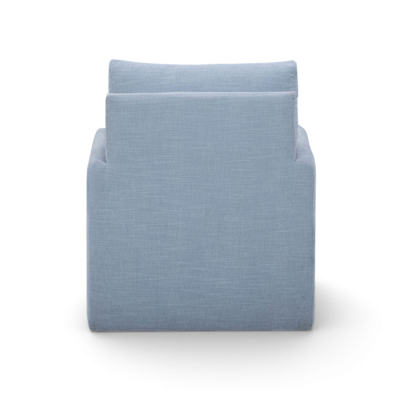 Nancy - "Easy Clean" Chambray Chenille Nursing Chair