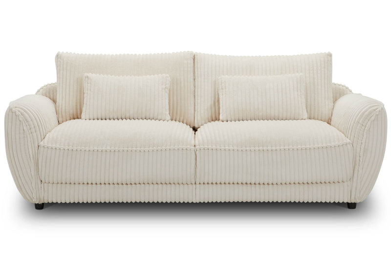 Utopia - Sofa And 2 Chair And Half - Mega Ivory - R&R Furniture Gallery (Fountain Valley, CA)
