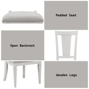 Katia - Side Chair (Set of 2) - Light Gray Linen & Weathered White - R&R Furniture Gallery (Fountain Valley, CA)
