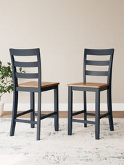 Gesthaven - Barstool (Set of 2) - R&R Furniture Gallery (Fountain Valley, CA)