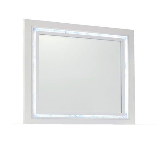 Skye - Marble Mirror - White - R&R Furniture Gallery (Fountain Valley, CA)