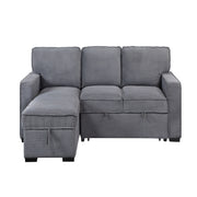 Territory - Pull Out Sofa Bed With Design - Dark Gray - R&R Furniture Gallery (Fountain Valley, CA)