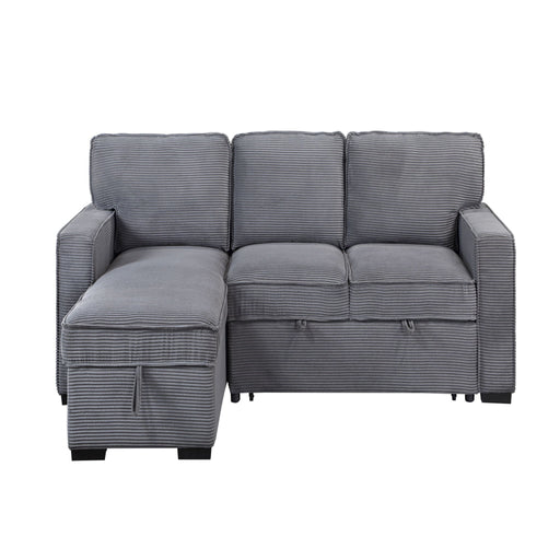 Territory - Pull Out Sofa Bed With Design - Dark Gray - R&R Furniture Gallery (Fountain Valley, CA)