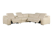 1116 - Power Reclining Italian Leather Sectional - R&R Furniture Gallery (Fountain Valley, CA)