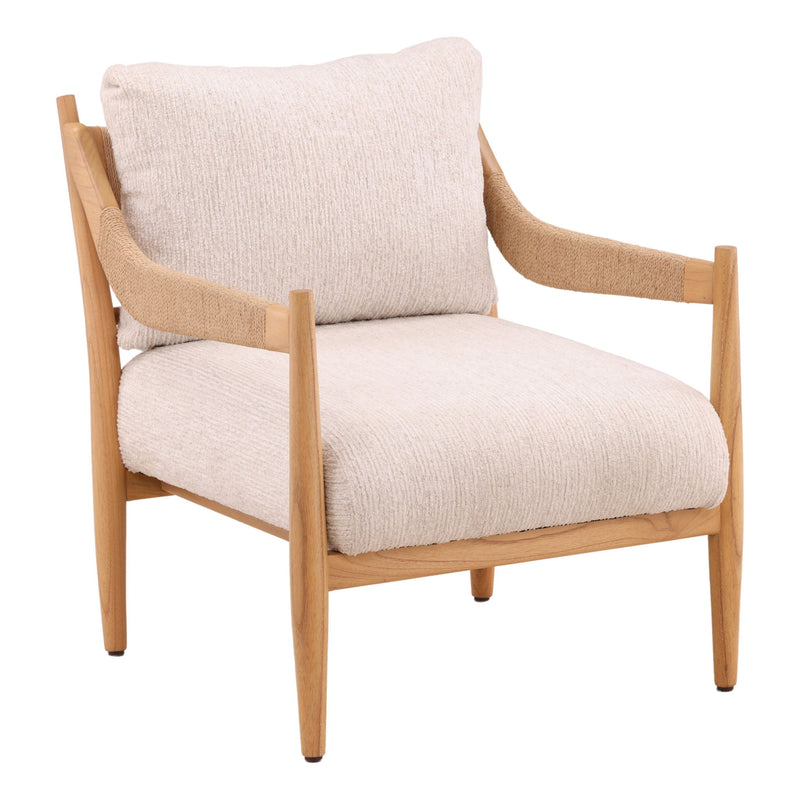 Rehan - Occasional Chair - Ellery Cream And Natural