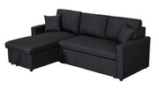 Paisley - Fabric Reversible Sleeper Sectional Sofa With Storage Chaise - R&R Furniture Gallery (Fountain Valley, CA)