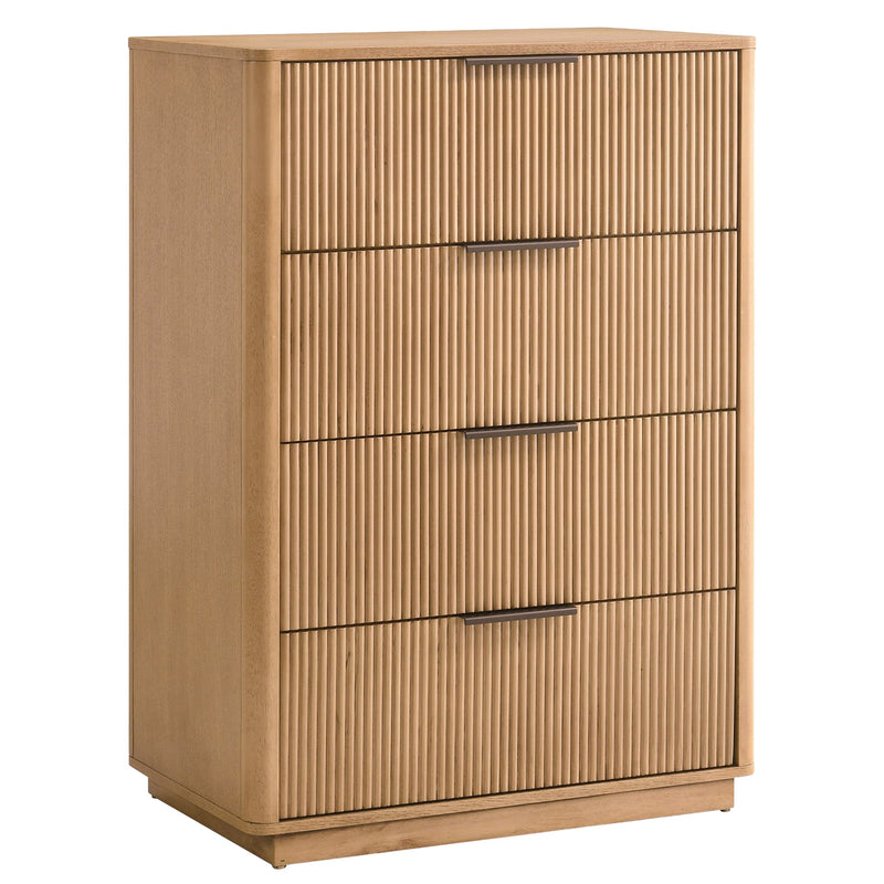 Santa Monica - Modern Natural Oak Chest — view 3