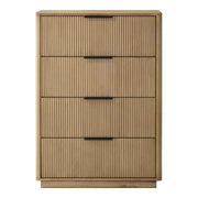 Santa Monica - Modern Natural Oak Chest — view 5