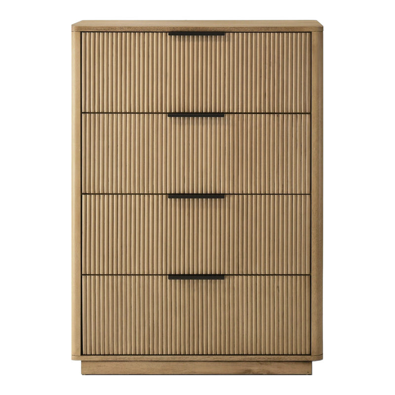 Santa Monica - Modern Natural Oak Chest — view 5