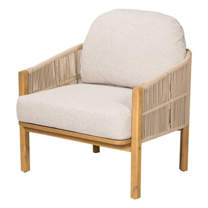 Grotta - Outdoor Wood Club Chair (Set of 2) - R&R Furniture Gallery (Fountain Valley, CA)