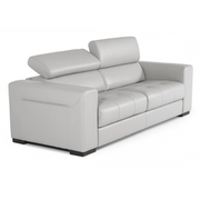 Icon - Modern Italian Grey Leather Sofa Bed — view 5