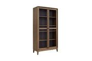 Display Cabinet - Latte / Peppercorn - R&R Furniture Gallery (Fountain Valley, CA)