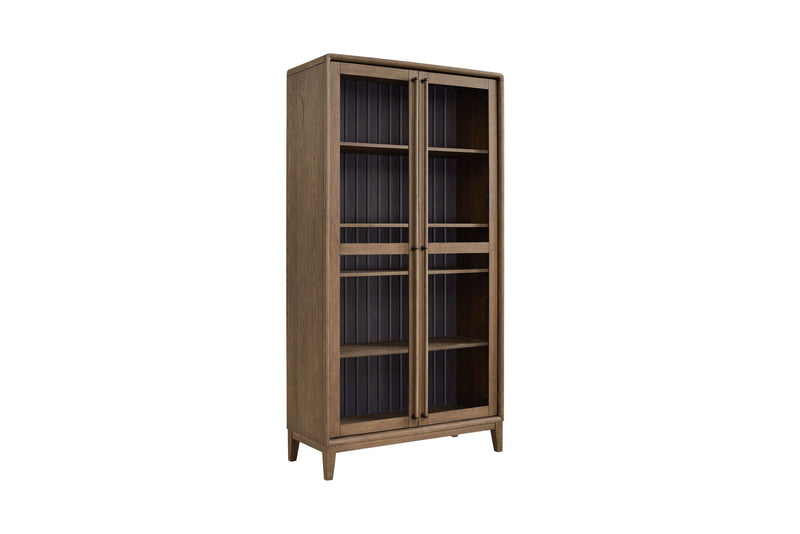Display Cabinet - Latte / Peppercorn - R&R Furniture Gallery (Fountain Valley, CA)