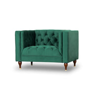 Evelyn - Mid-Century Modern Tufted Back Lounge Chair - R&R Furniture Gallery (Fountain Valley, CA)