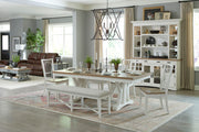 Americana Modern Dining - Upholstered Bench - Cotton - R&R Furniture Gallery (Fountain Valley, CA)