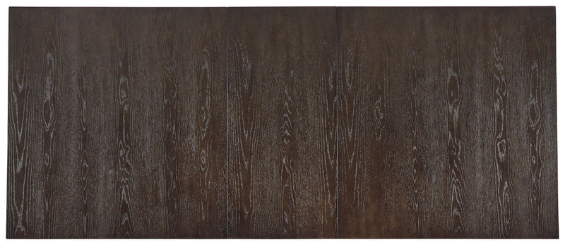 Burkhaus - Rectangular Dining Room Extension Table - Dark Brown - R&R Furniture Gallery (Fountain Valley, CA)
