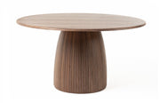 Sheridan - Mid-Century Modern Walnut Round Dining Table — view 2