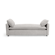 Classic Home Caplan backless sofa daybed with plush upholstery and modern design, shown in a cozy living space.