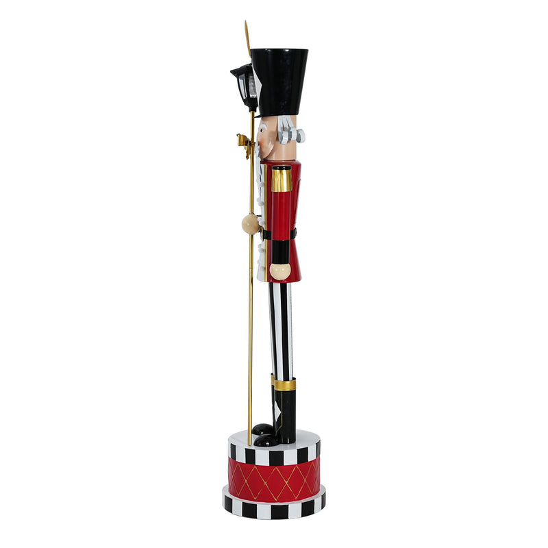 Noble House classic Nutcracker Christmas decor in red with timeless design and durable construction, perfect for holiday decorations.