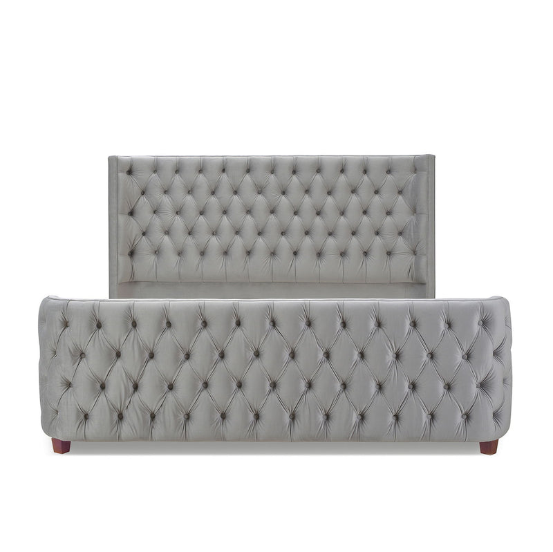 Brooklyn - Tufted Panel Bed Headboard And Footboard Set - R&R Furniture Gallery (Fountain Valley, CA)