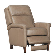 Parker Living Northfield Power Cordless High Leg Recliner chair set showing plush beige fabric and high back support.