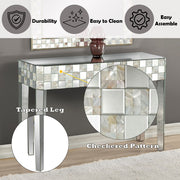 Nasa - Console Table - Mirrored & Mother of Pearl - R&R Furniture Gallery (Fountain Valley, CA)