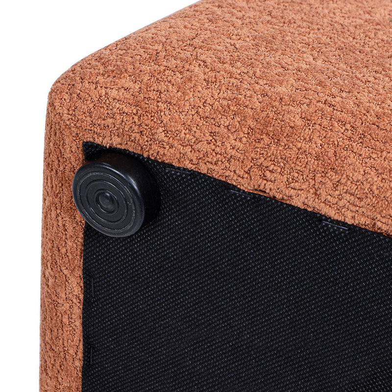 Clyde - Tapered Square Upholstered Ottoman - R&R Furniture Gallery (Fountain Valley, CA)