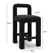 Hazel - Boucle Counter Stool - R&R Furniture Gallery (Fountain Valley, CA)