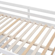 Full Over Full Bunk Bed With Desk - R&R Furniture Gallery (Fountain Valley, CA)
