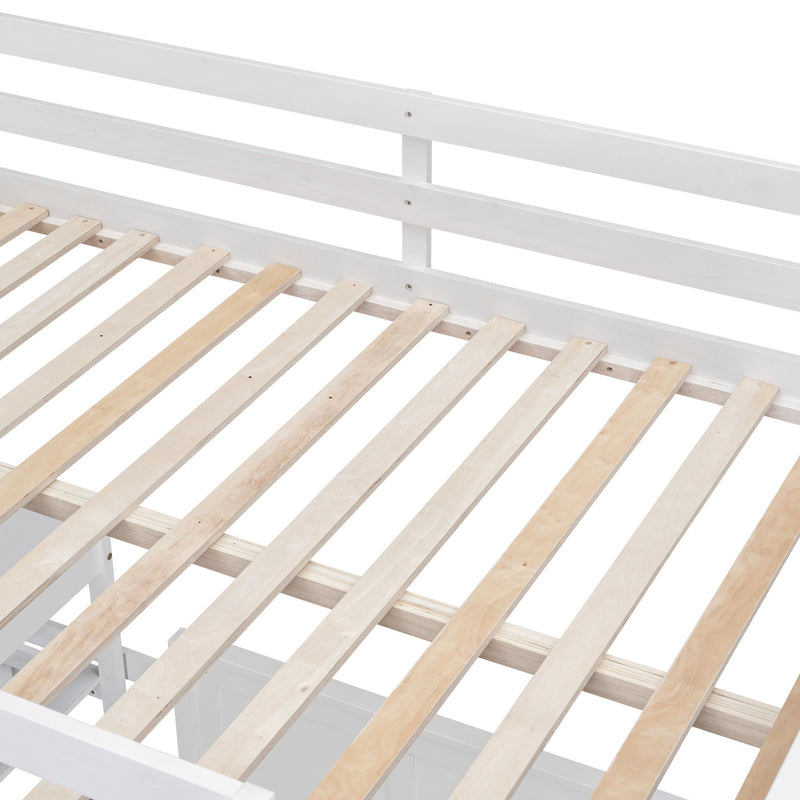 Full Over Full Bunk Bed With Desk - R&R Furniture Gallery (Fountain Valley, CA)