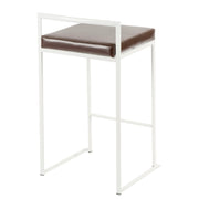 Lumi Source Fuji Simple Elegance contemporary stackable counter stool set with sleek design and modern style.