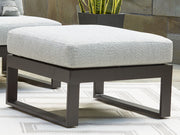 Beachloft - Ottoman With Cushion - Black / Gray - R&R Furniture Gallery (Fountain Valley, CA)