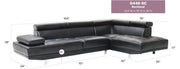 Glory Furniture Riveredge Comfort Sectional sofa with plush cushions and modern design in a cozy living room setting.