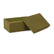 Pisa - Vegan Suede Contract-Grade Storage Box - Green - R&R Furniture Gallery (Fountain Valley, CA)