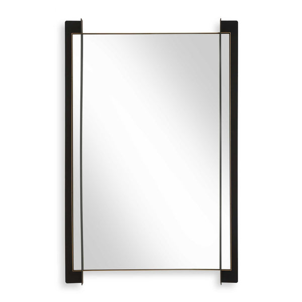 Cunene - Industrial Wall Mirror - Black