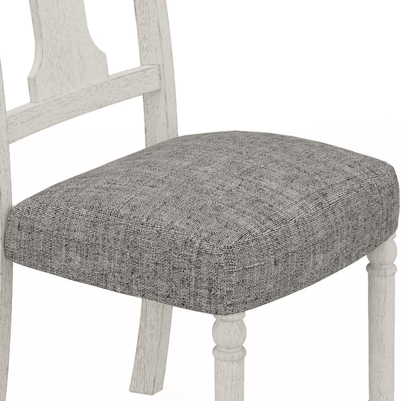 Tannen - Dining Side Chair (Set of 2) - White / Gray
