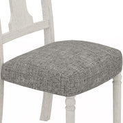 Tannen - Dining Side Chair (Set of 2) - White And Gray - R&R Furniture Gallery (Fountain Valley, CA)
