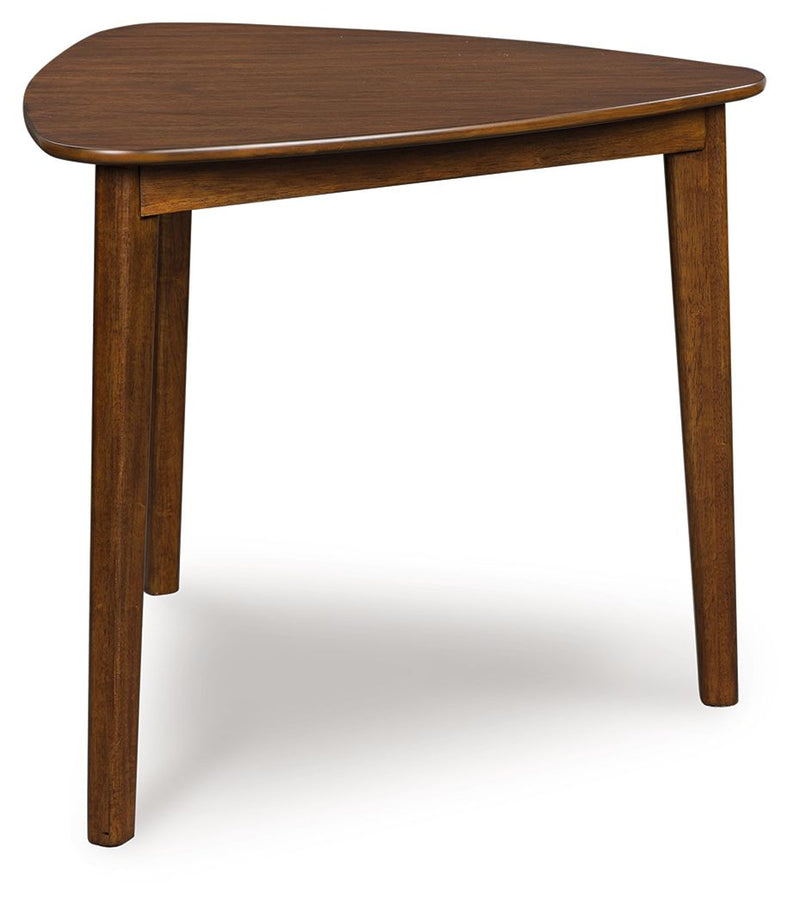 Tameride - Triangle Dining Room Table - Brown - R&R Furniture Gallery (Fountain Valley, CA)