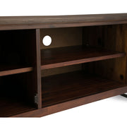 Lowry - TV Media Stand - Distressed Charcoal Brown - R&R Furniture Gallery (Fountain Valley, CA)