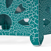 Noble House Eliana side table with a sleek design, featuring a smooth wooden top and metal legs for modern home decor.