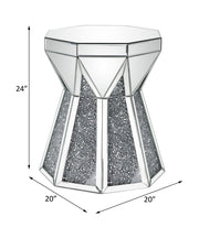 Noralie - End Table - Mirrored & Faux Diamonds - R&R Furniture Gallery (Fountain Valley, CA)