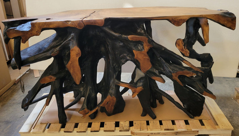 Cypress - Root Console Table - R&R Furniture Gallery (Fountain Valley, CA)
