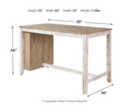 Skempton - Rectangular Counter Table With Storage Set - R&R Furniture Gallery (Fountain Valley, CA)